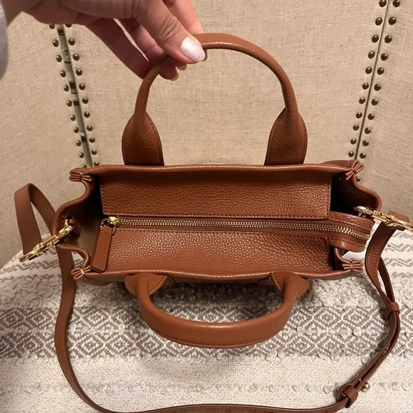 Marc Jacobs Brown Leather Tote Bag small - Picture 6 of 9